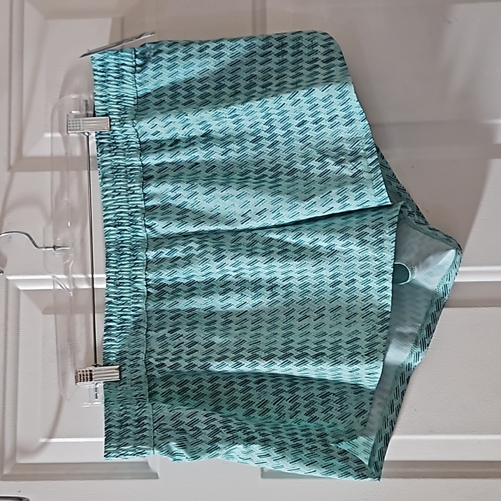 DSG MID RISE STRIDE RUNNING SHORTS: HASHTAG TEAL: NEW WITH TAGS: SIZE XL